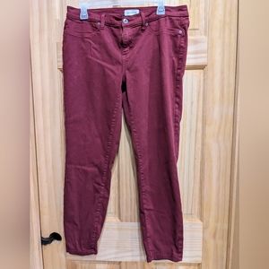 Lila Ryan size 32 Maroon jeans
